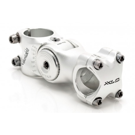 Potence XLC A-Head ST-M02 Alu, argent 1.1/8",25.4mmØ,adj.ang.0-90,128mm