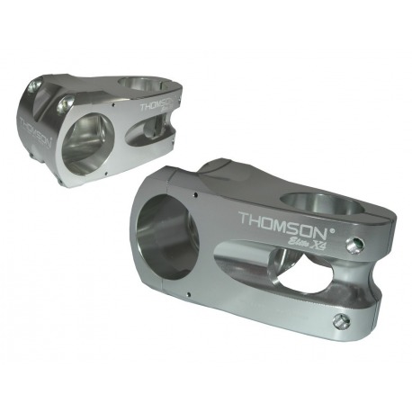 Potence Thomson Elite X4 A-Head argent 1-1/8" x 0° x 50mm x 31.8mm p. guidon