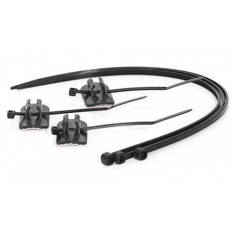 Support de câble de frein XLC BR-X11 avec serre-câbles (3 par jeu)