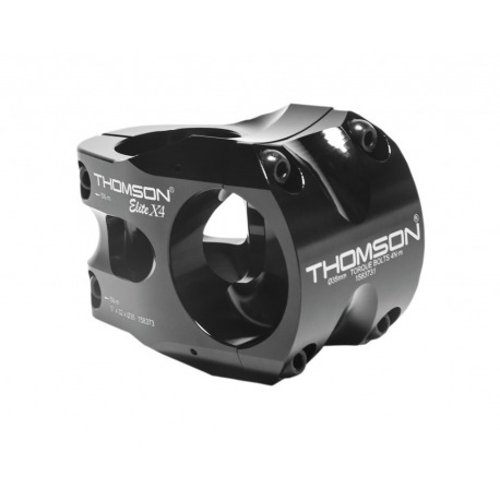 Potence Thomson Elite X4 A-Head noir 1-1/8" x 0° x 32mm x 35mm support de guidon