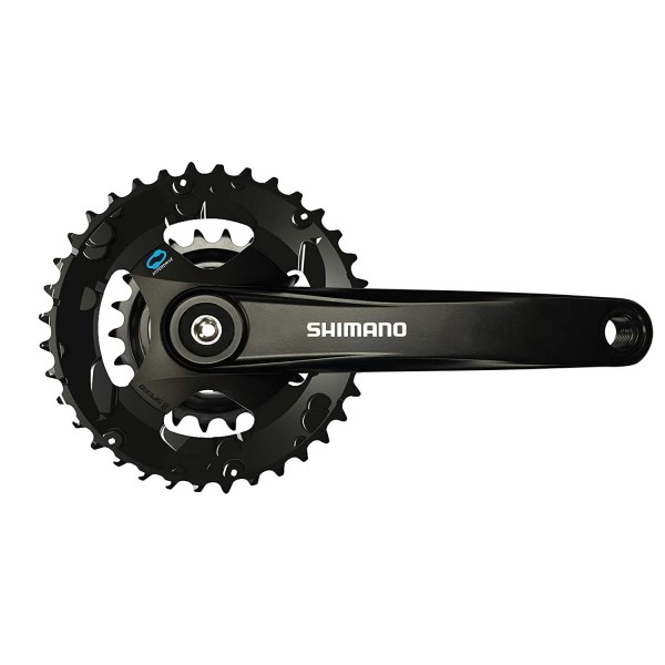 Manivelles Shimano Altus 22/36 dents 175mm FC-M315 noir, sans protection, 7-8-v.4-bords