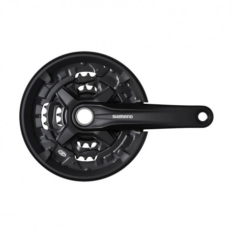 Manivelles Shimano MT210-3 40/30/22 d. 175mm FC-MT 210-3, noir, axe avec protection