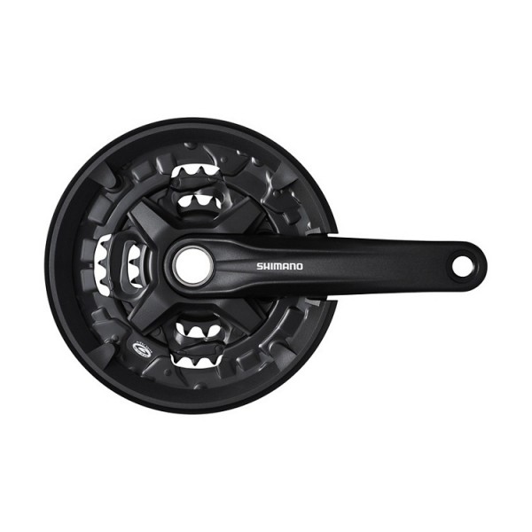 Manivelles Shimano MT210-3 40/30/22 d. 175mm FC-MT 210-3, noir, axe avec protection