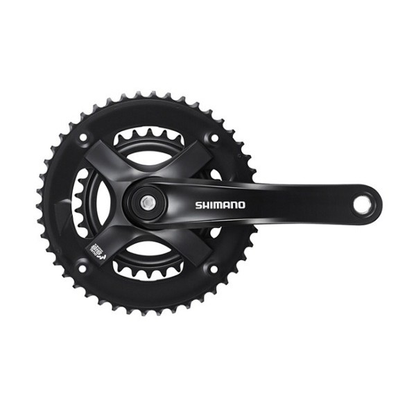 Shimano TY501 46/30 170mm noir Manivelles FCTY501 4 tranchants 7/8-v. sans protection
