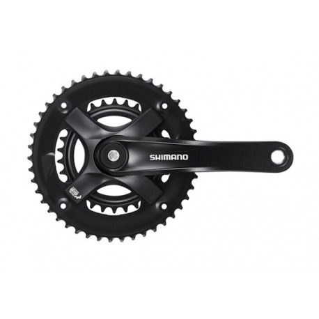 Shimano TY501 46/30 175mm noir Manivelles FCTY501 4 tranchants 7/8-v. sans protection