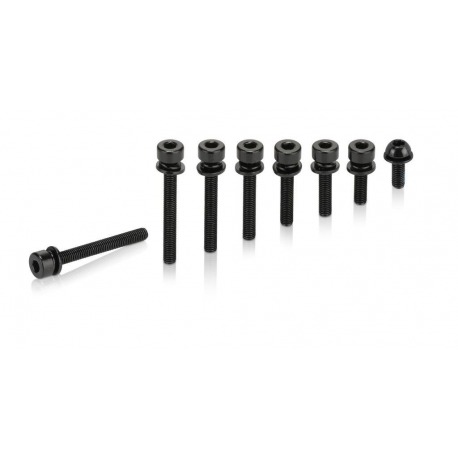 Vis d'adaptation à montage plat XLC M5x39mm, tête standard, 2 par jeu