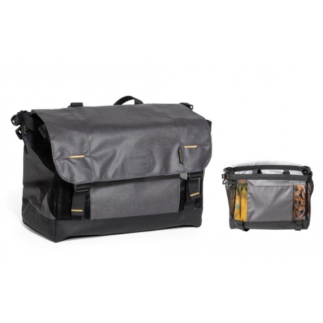 Upper Market Bag pour Burley Travoy environ 22 litres noir/gris