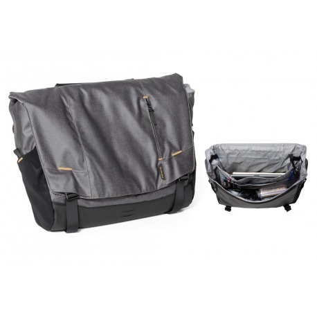 Sac de transport supérieur pour Burley Travoy environ 12 litres noir/gris