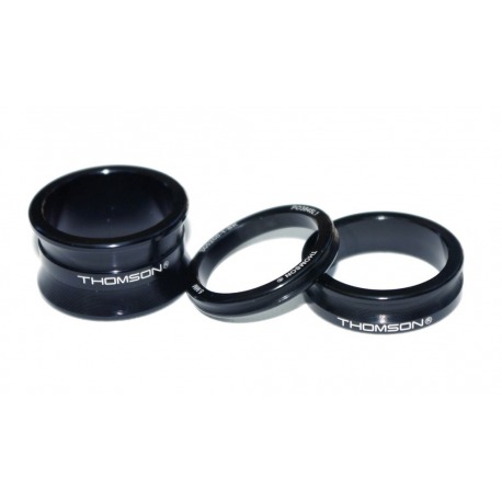 Kit d'entretoises Thomson noir, 5mm/10mm/20mm