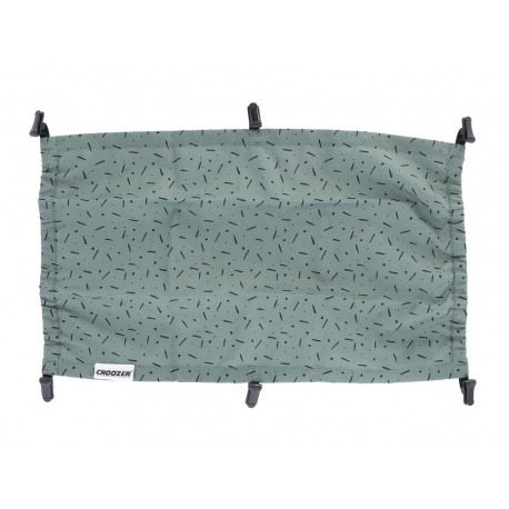 Pare-soleil de remorque Kid Vaaya 1p.Croozer,vert jungle/noir,paire. 2014