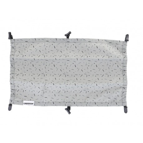 Parasol pour remorque Kid Keeke 1 p.Croozer Kid Keeke1,gris/fa,ab2014