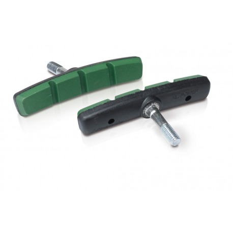 Mâchoires de frein XLC V-Brake BS-V11 4 par jeu, 75 mm, vert