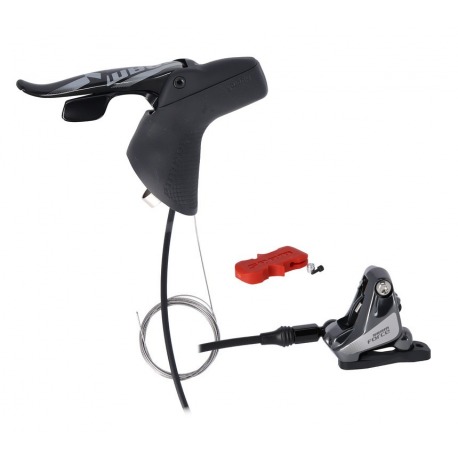 Levier de frein à disque Sram DroActuatorForce hydr.,gauche,RD,950mm,FM,gris+étrier