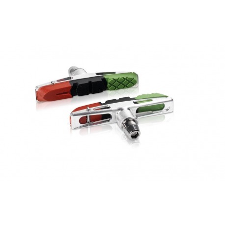 Plaquettes de frein V-Brake à cartouche XLC BS-V13 4 par jeu, 72 mm, 3 couleurs