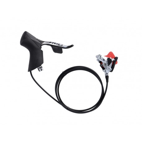Set F + C Sram Red eTap AXS D1 DB droite/arrière,hyd,1800mm,noir/gr,FM 20mm off