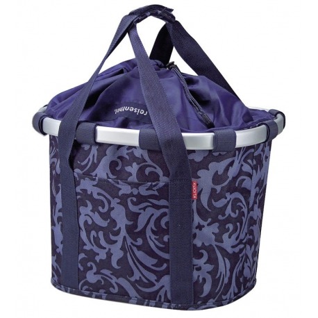 Sac de ville KLICKfix Bikebasket Reisenthel, marine barock, 35x28x26cm