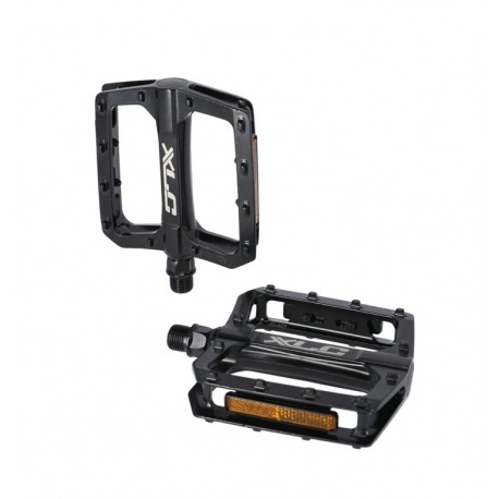 Pédale plate XLC PD-M29 noire avec réfléchissant