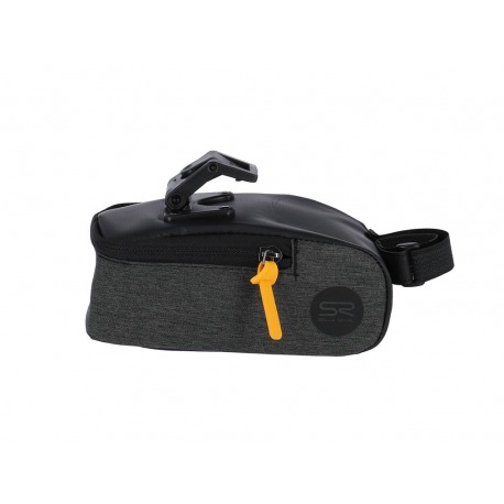 Sacoche de selle Selle Royal petite noire, 0,6 L, avec système ICS-Clip