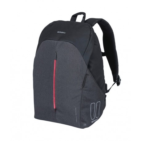 Basil B-Safe Nordlicht sac à dos noir, 26x13x40cm, femme