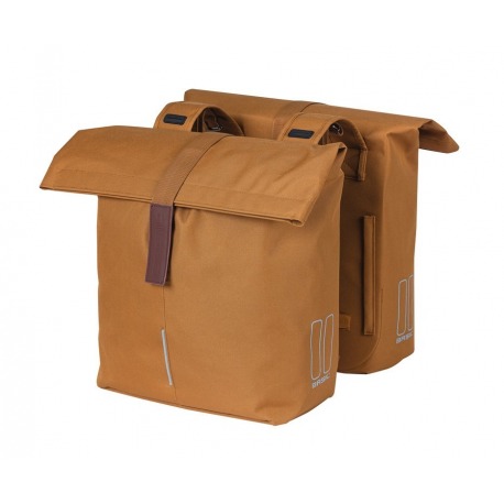 Sacoche Basil City marron camel, 30x18x49cm