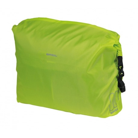 Housse de pluie Basil Keep Dry and Clean jaune fluo, horizontal