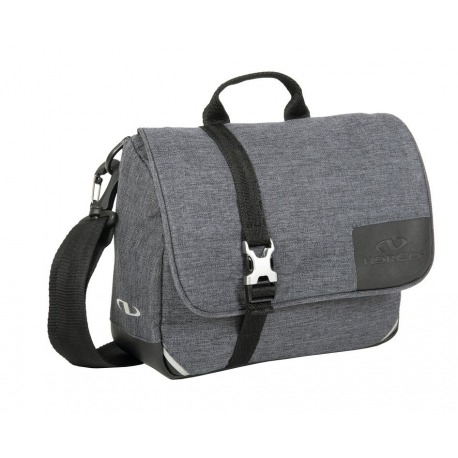 Sacoche de guidon Norco Bellham tweed grise, 25x19x8cm sans adaptateur. guidon