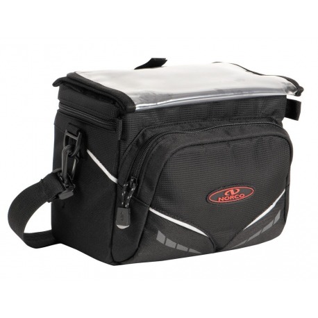 Sacoche de guidon Norco Idaho Active noir, 23x17x15cm, sans adaptateur de guidon
