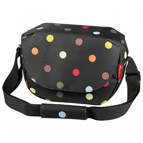 Sac à bandoulière KLICKfix Fun Bag points, 25x19x8cm, sans adaptateur de guidon