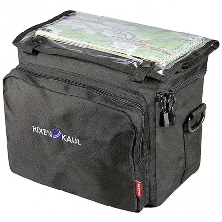 Sacoche de guidon KLICKfix Daypack Box noir, 26x22x16cm, sans adaptateur de guidon