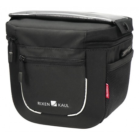 Sacoche de guidon KLICKfix Aventour Compact noir, 20x18x17cm, sans adaptateur de guidon