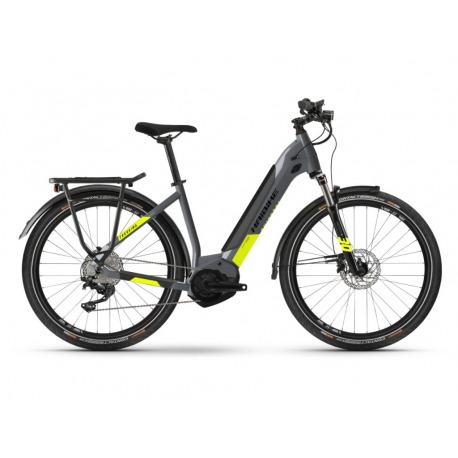 Vélo électrique Haibike Trekking 6 i500Wh LowStep 10-G Deore cool grey/red Mod. 2021