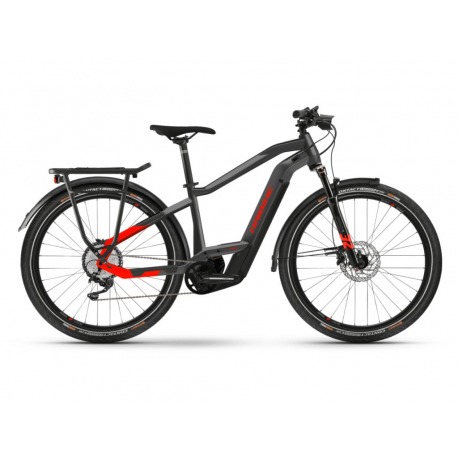 Vélo électrique Haibike Trekking 9 Unisexe anthracite/rouge Mod. 2022