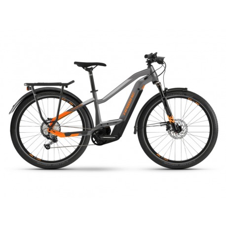 Vélo électrique Haibike Trekking 10 Trapez titan/lava matte Mod. 2022