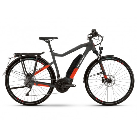 Vélo électrique Haibike Trekking S 9 Unisexe 500Wh 20-G XT anthracite/rouge Mod. 2021