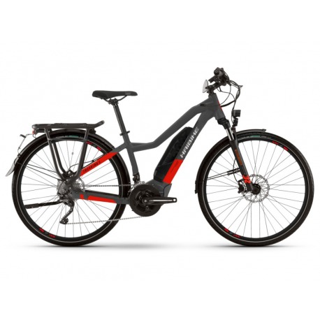 Vélo électrique Haibike Trekking S 9 Trapez 500Wh 20-G XT anthracite/rouge 2021