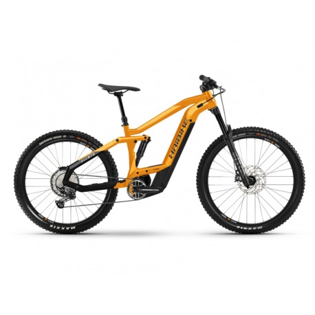 Vélo électrique double suspension Haibike AllMtn 4 i625Wh 12-G Deore orange Mod. 2021
