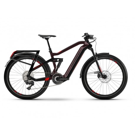 Vélo électrique tout suspendu Haibike Trekking Adventr FS i630Wh 12-G XT Flyon chocolat/noir 2021