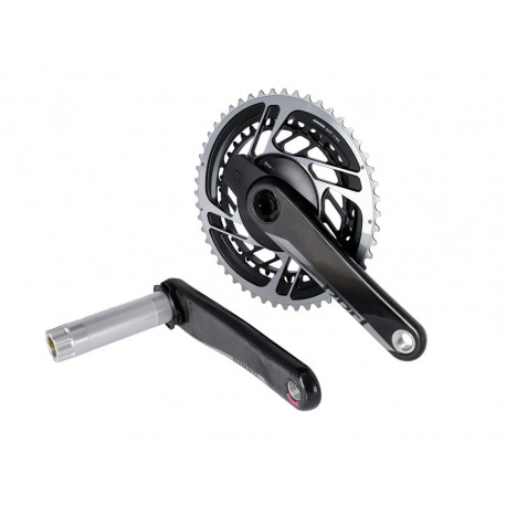 Pédalier SRAM Red AXS D1 Quarq DUB Powerm. sans axe DUB,167.5mm,50-37d.12-v.Yaw,DM