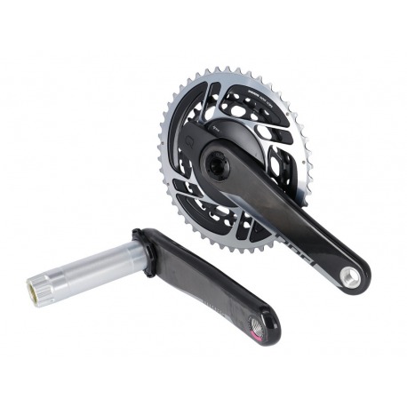 Pédalier SRAM Red AXS D1 Quarq DUB Powerm. sans axe DUB,165mm,46-33d.12-v.Yaw,DM