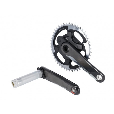 Pédalier SRAM Red 1x AXS D1 Quarq DUB Pow. sans axe DUB,167.5mm,46d.12-v.Route,DM,Alu's