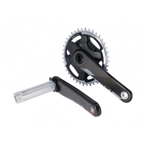 Pédalier SRAM Red 1x AXS D1 Quarq DUB Pow. sans axe DUB,167.5mm,40d.12-v.Route,DM,Alu's