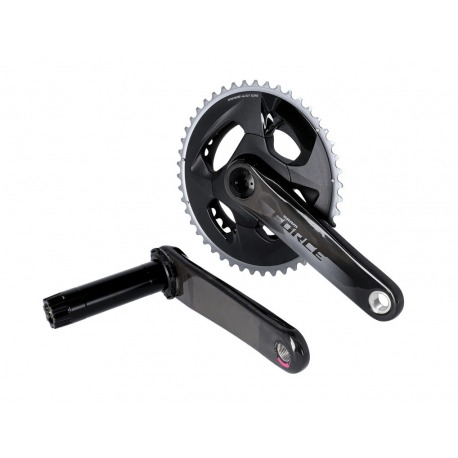 Manivelles Sram Force D1 DUB 167.5mm sans axe DUB,DM,alu/carbone,ne,46-33d.12v