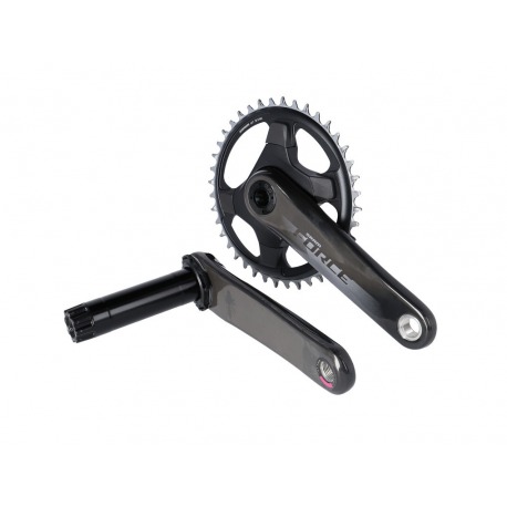 Manivelles Sram Force 1x D1 DUB 170mm sans axe DUB,alu/carb.,brillant,40d.12-v