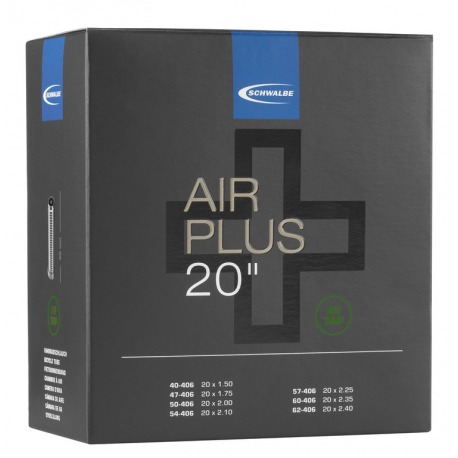 Chambre à air Schwalbe AV 7AP Air Plus 20x1.75-2.35" 40/62-406 IB AGV 40mm