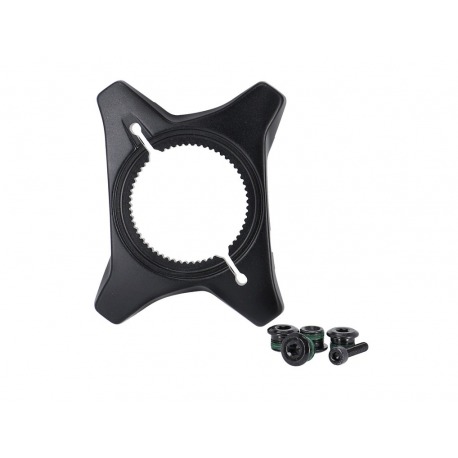 Araignée pour pédalier SBC Mahle 107mm noir 11.6118.064.002,incl. vis par ex. plat