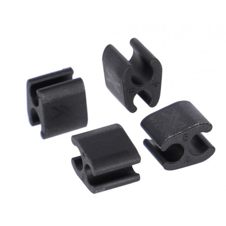XLC Serre-câble BR-X119 câble Ø4mm, gaine Ø5mm 30 par jeu
