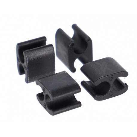 XLC Serre-câble BR-X122 câble Ø5mm, gaine Ø5mm 4 par jeu