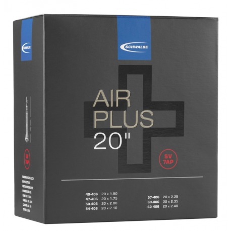 Chambre à Air Schwalbe SV 7AP Air Plus 20" 40/62-406 IB40mm