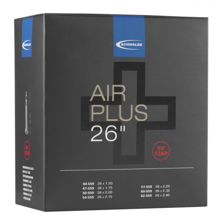 Chambre à air Schwalbe SV 13AP Air Plus 26" 40/62-559 IB40mm