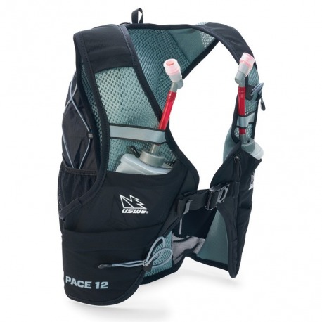 USWE Pace 12L Utility Vest noir/gris TM-L (90-100cm)